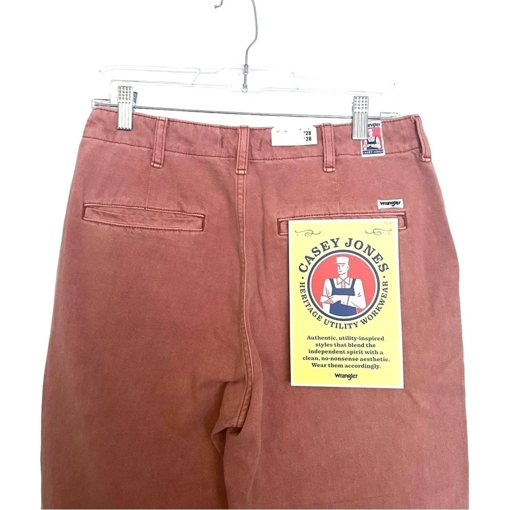 Wrangler Casey Jones Chino Pants in Mineral Pink NWT 28 - Picture 5 of 11